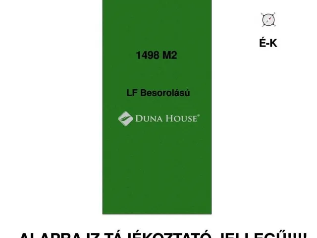 Eladó telek Tápióság 1498 nm