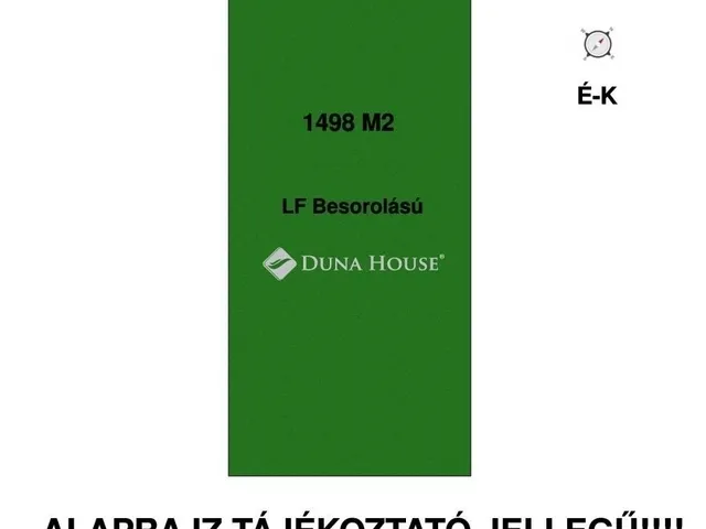 Eladó telek Tápióság 1498 nm