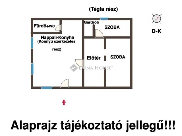 Eladó ház Tóalmás 56 nm