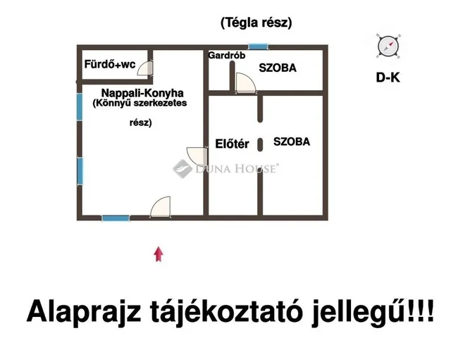 Eladó ház Tóalmás 56 nm