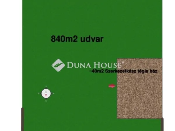 Eladó telek Nagykáta 840 nm