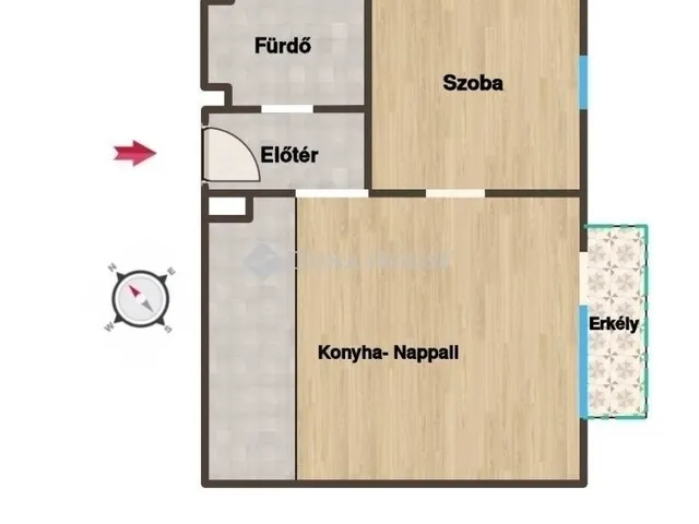 Eladó lakás Budapest IV. kerület 32 nm