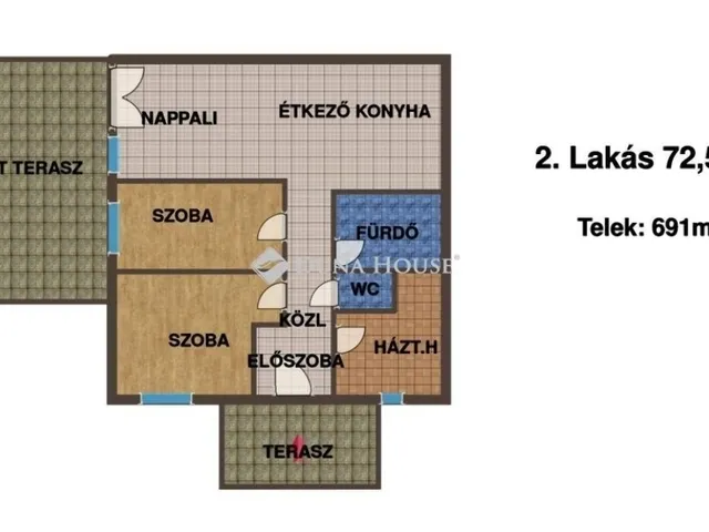 Eladó ház Dánszentmiklós 72 nm