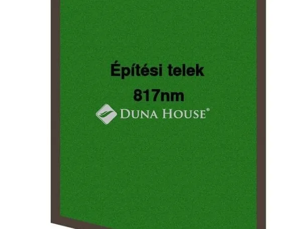 Eladó telek Galgahévíz 817 nm