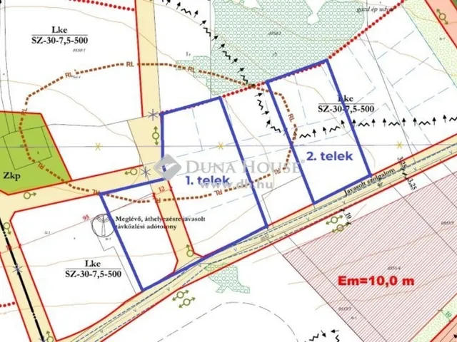 Eladó telek Eger 11852 nm
