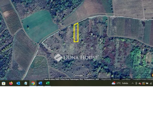 Eladó telek Eger 1075 nm