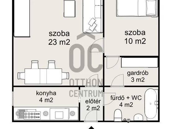 Eladó lakás Budapest XXI. kerület 46 nm