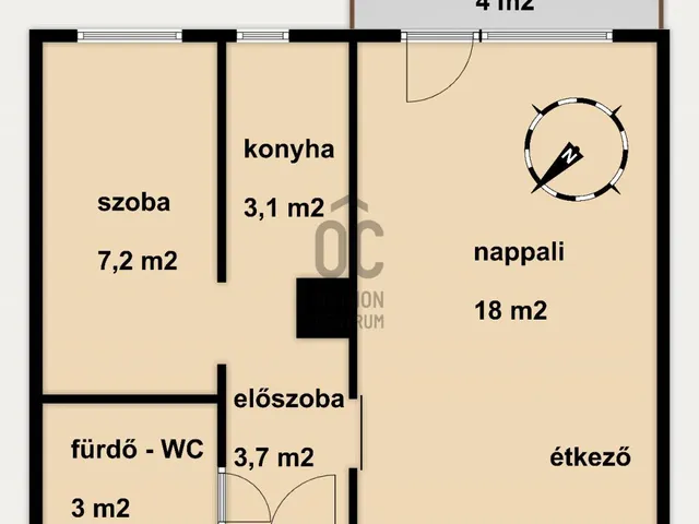Eladó lakás Budapest X. kerület, Óhegy 35 nm
