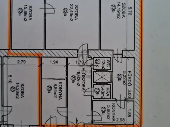 Eladó lakás Budapest VI. kerület 85 nm