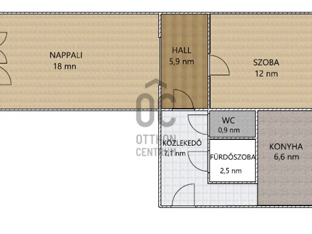 Eladó lakás Budapest XVIII. kerület, Havanna lakótelep 53 nm