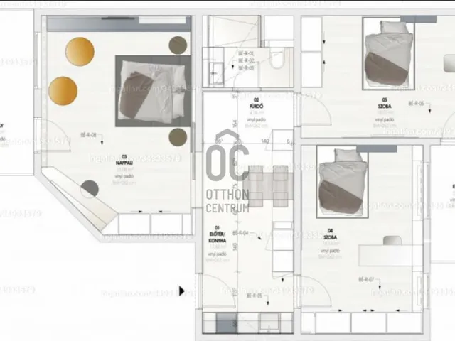 Eladó lakás Budapest IV. kerület, Káposztásmegyer 82 nm