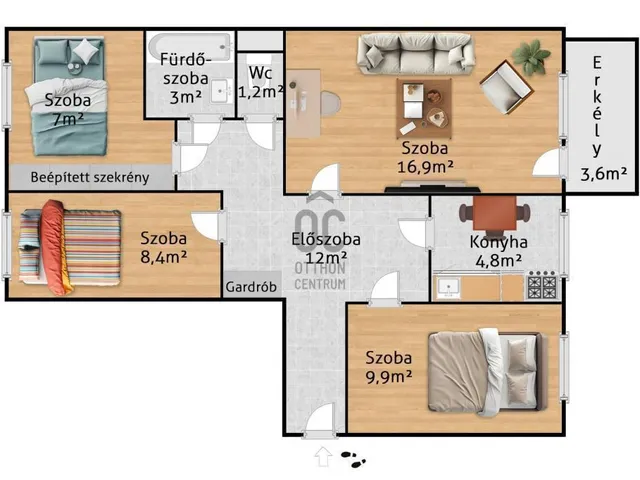 Eladó lakás Budapest XIII. kerület, Angyalföld 68 nm