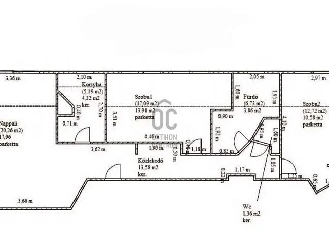 Eladó lakás Budapest VII. kerület 65 nm
