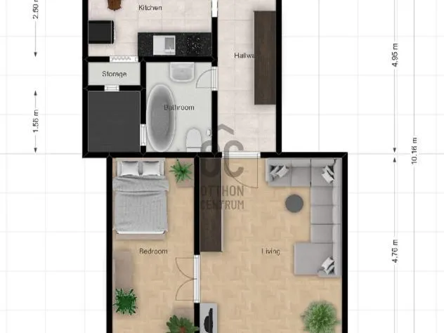 Eladó lakás Budapest VII. kerület, Ligetváros 50 nm