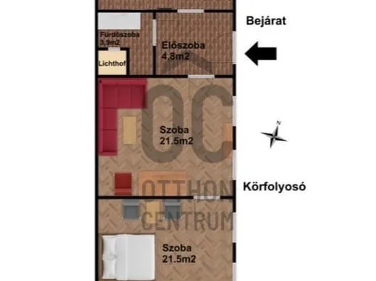 Eladó lakás Budapest VII. kerület 64 nm