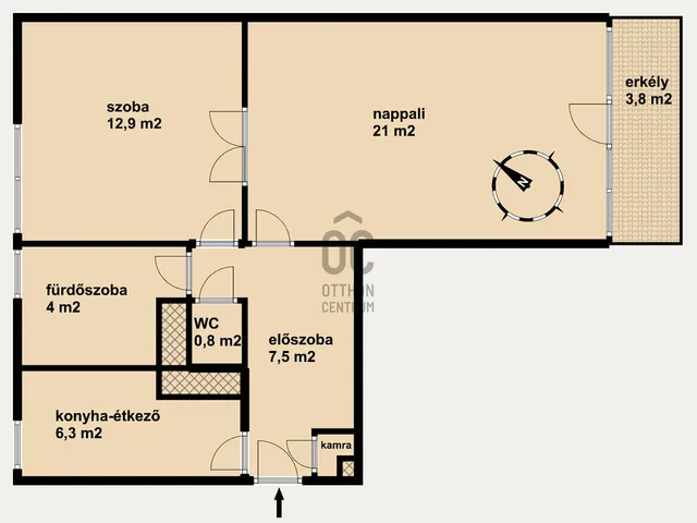 Eladó lakás Budapest X. kerület, Óhegy 54 nm