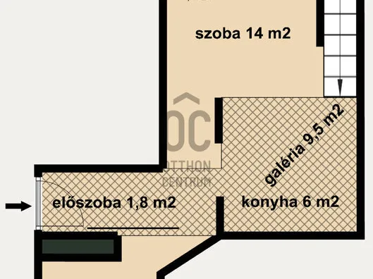 Eladó lakás Budapest VIII. kerület 27 nm