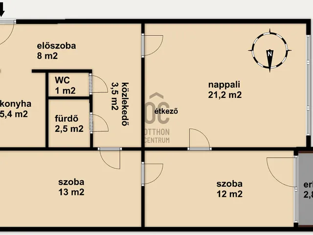 Eladó lakás Budapest X. kerület, Újhegy 68 nm