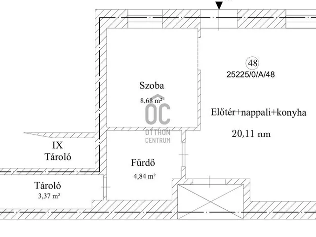 Eladó lakás Budapest XIII. kerület, Újlipótváros 37 nm