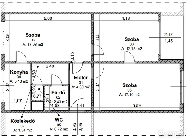 Eladó lakás Budapest III. kerület, Óbuda 65 nm