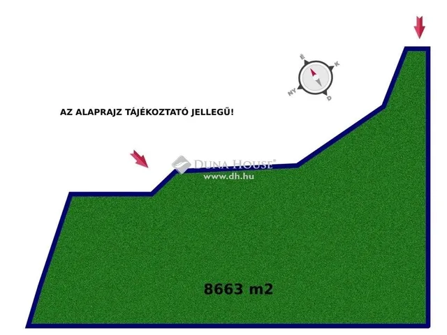 Eladó telek Tápióbicske 8663 nm