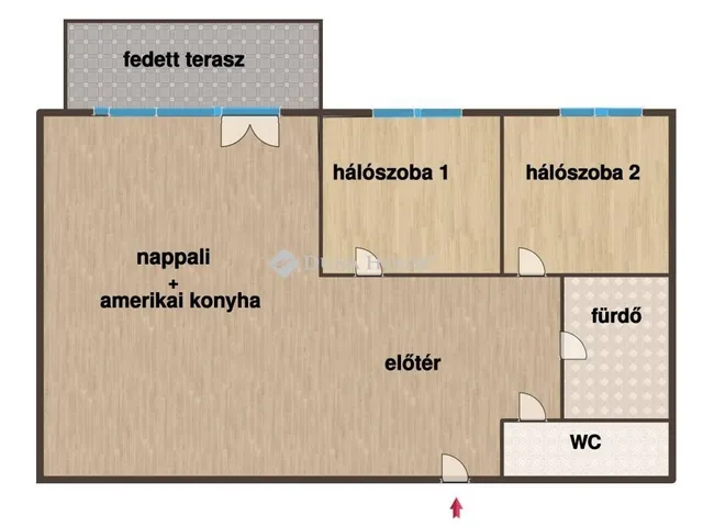 Kiadó lakás Budapest VI. kerület 62 nm