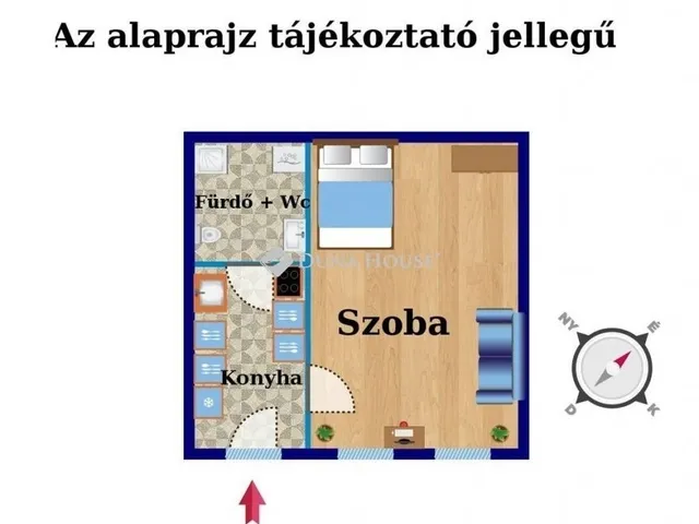 Kiadó lakás Budapest VII. kerület 29 nm