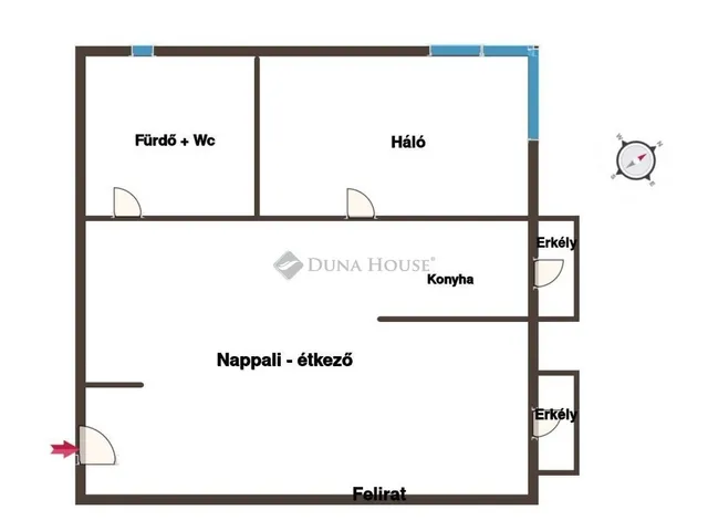 Kiadó lakás Budapest VII. kerület 60 nm