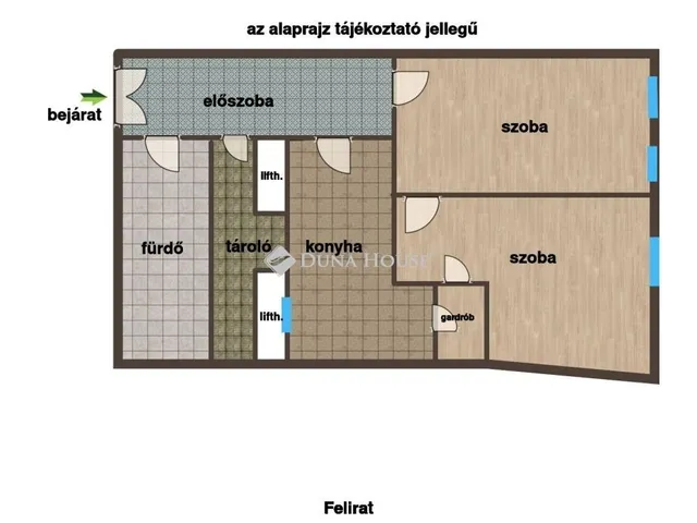 Kiadó lakás Budapest V. kerület 70 nm