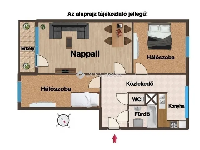 Eladó lakás Százhalombatta 63 nm