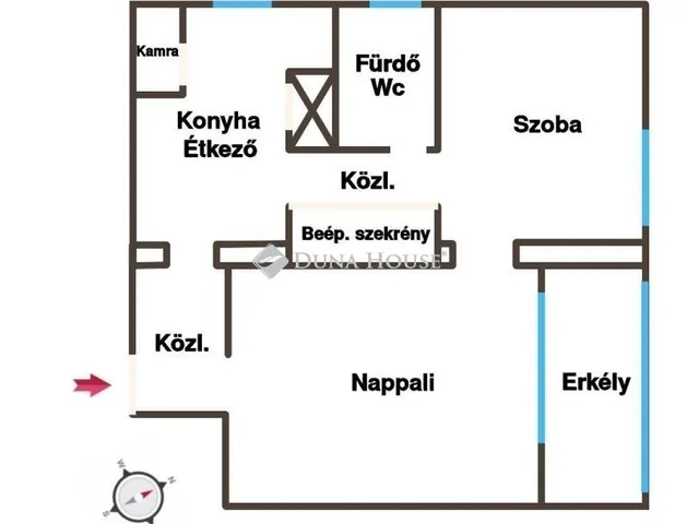 Eladó lakás Dunaújváros 51 nm