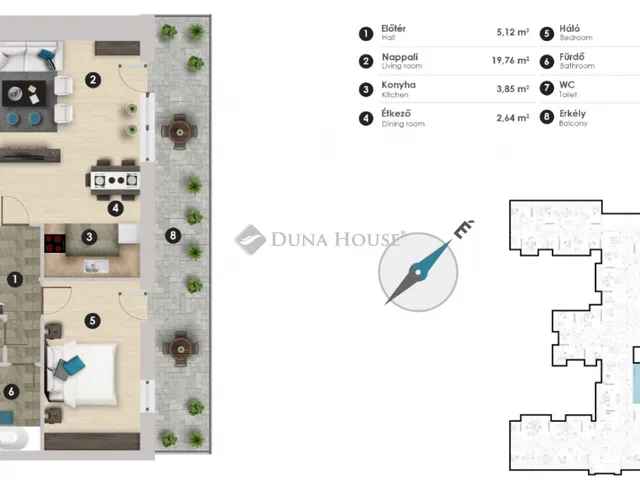 Eladó lakás Budapest XIII. kerület 49 nm
