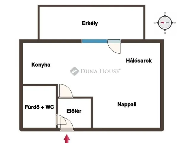 Kiadó lakás Budapest XIII. kerület 34 nm