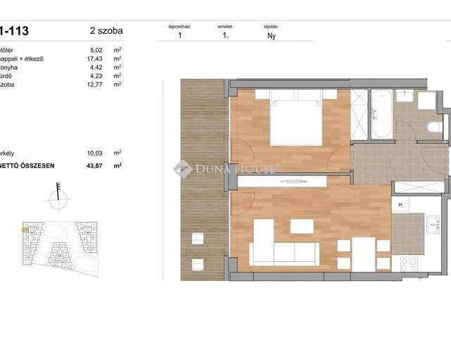 Eladó lakás Budapest XI. kerület 48 nm