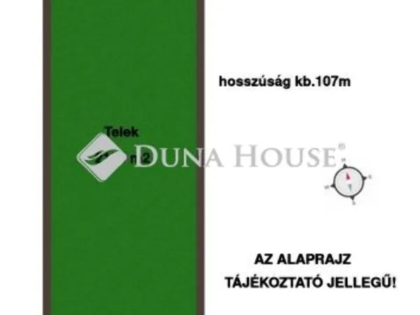 Eladó telek Tápióbicske 2155 nm