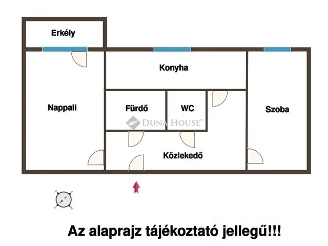 Eladó lakás Tatabánya, Bánhidai lakótelep 51 nm