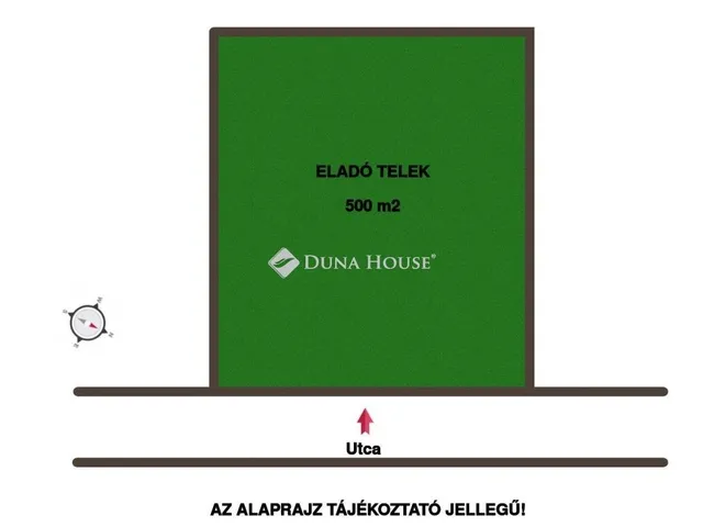 Eladó telek Abádszalók 500 nm