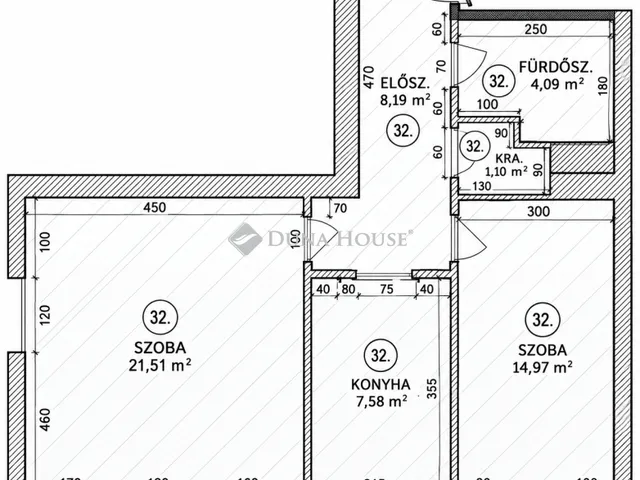 Eladó lakás Budapest V. kerület 57 nm