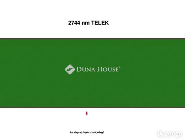 Eladó telek Valkó 2744 nm