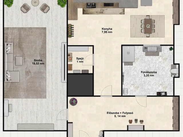 Eladó lakás Budapest XI. kerület 36 nm