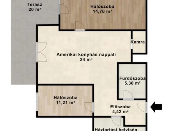 Eladó lakás Gyömrő 70 nm