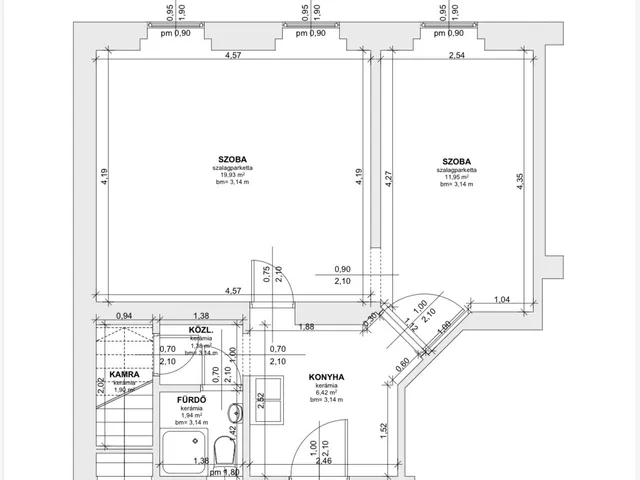 Eladó lakás Budapest IV. kerület 40 nm