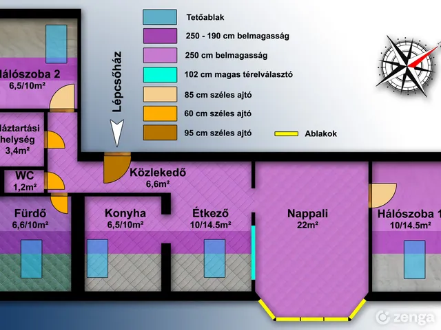 Eladó lakás Budapest XIV. kerület, Alsórákos 73 nm