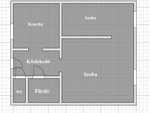 Eladó lakás Kecskemét, Árpádváros 39 nm
