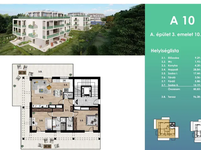 Eladó lakás Budapest XI. kerület 84 nm