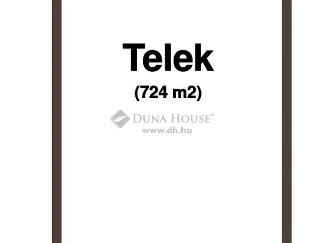 Eladó telek Nyíregyháza 724 nm