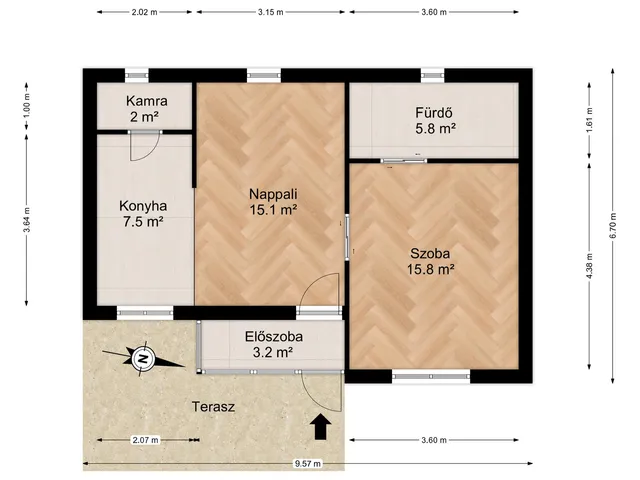 Eladó ház Leányfalu, Kossuth Lajos utca 27 50 nm