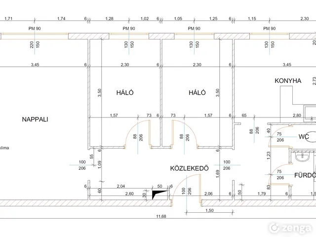 Eladó lakás Budapest XX. kerület 59 nm