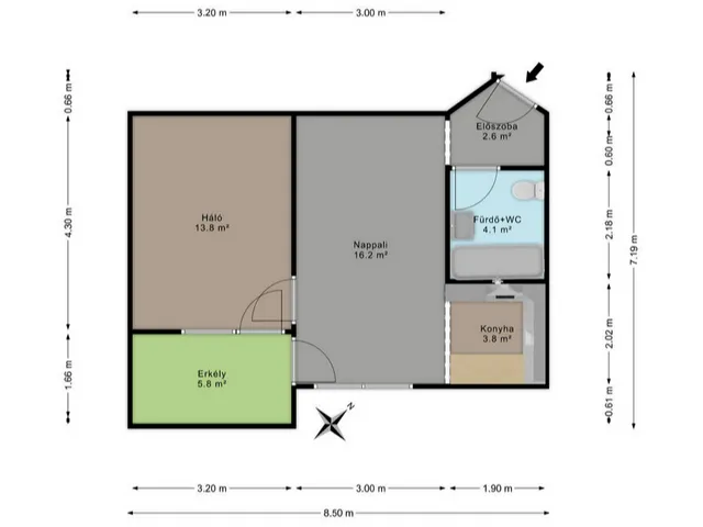 Eladó lakás Szigetszentmiklós 41 nm