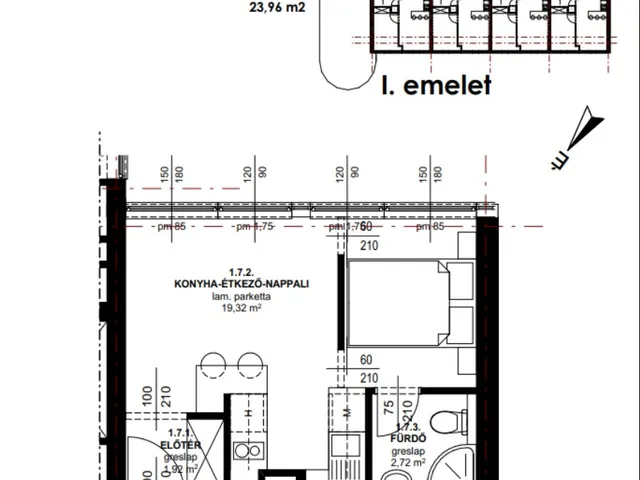 Eladó lakás Szombathely, Belváros 25 nm